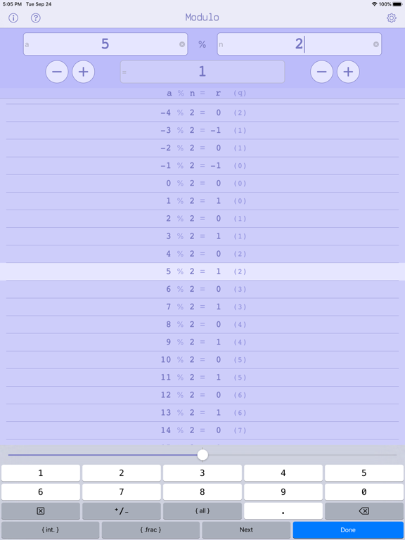 Screenshot #6 pour Modulo Enumerator