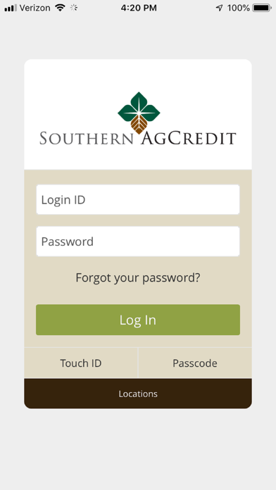 Southern AgCredit Ag Banking Screenshot