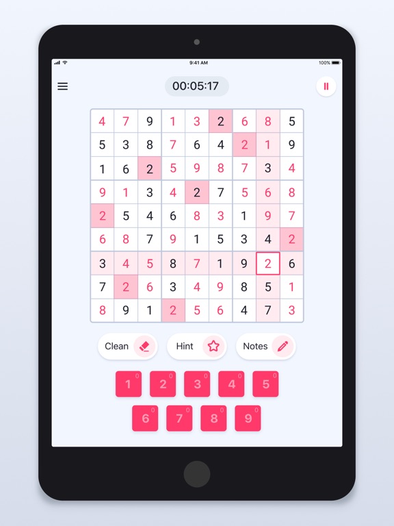 Sudoku Classic Puzzle Games iPad screenshot 7 - Games app