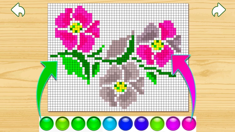 Number Coloring Pixel Art Page