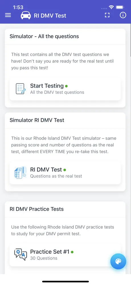 Rhode Island DMV Permit Test