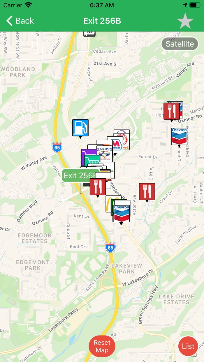 iExit Interstate Exit Guide