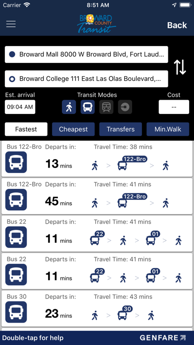 Broward County Transit Mobile Screenshot