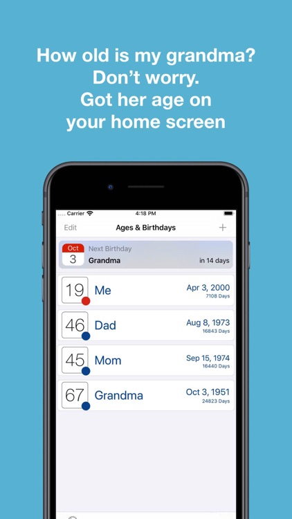 Ages & Birthdays Pro
