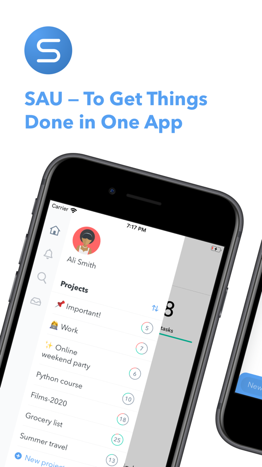#1. SAU: Task tracker & projects (macOS) Podle: SAU2DO Pte. Ltd.