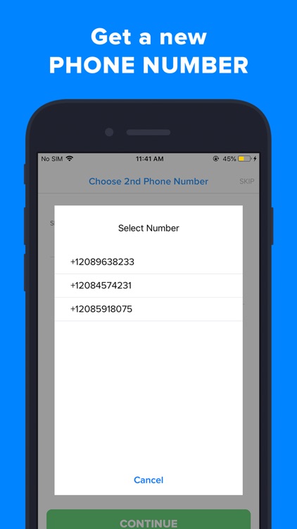 Second Phone Number' screenshot-0
