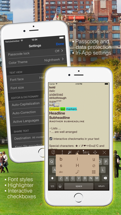 Textkraft Pocket - Write text, research, correct & share Screenshot 4