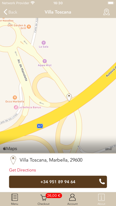 Villa Toscana Screenshot