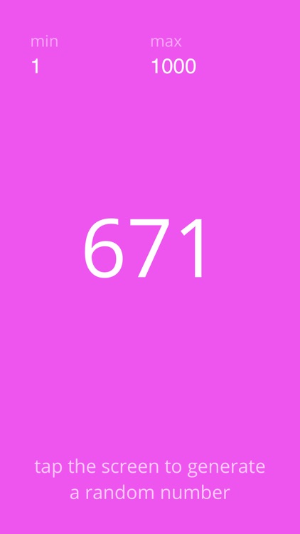 A Random Number Generator