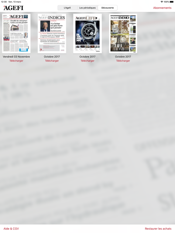 Screenshot #6 pour L'Agefi - Genève