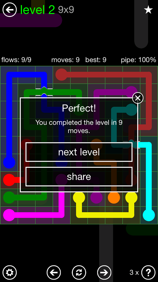 #3. Flow Free: Bridges (iOS) 由: Big Duck Games LLC