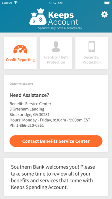Southern Bank Keeps Screenshot