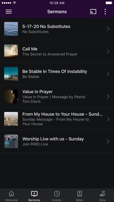Restoration World Outreach, DE Screenshot
