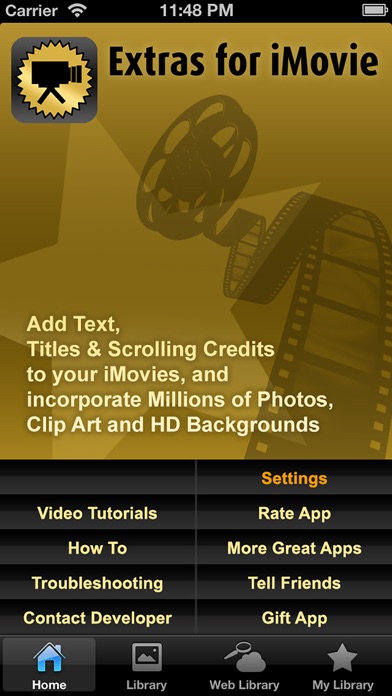 Extras for iMovie Screenshot
