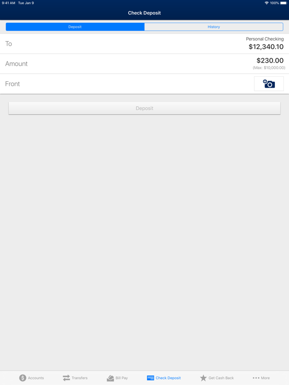 Broward HealthCare FCU iPad screenshot 7 - Finance app