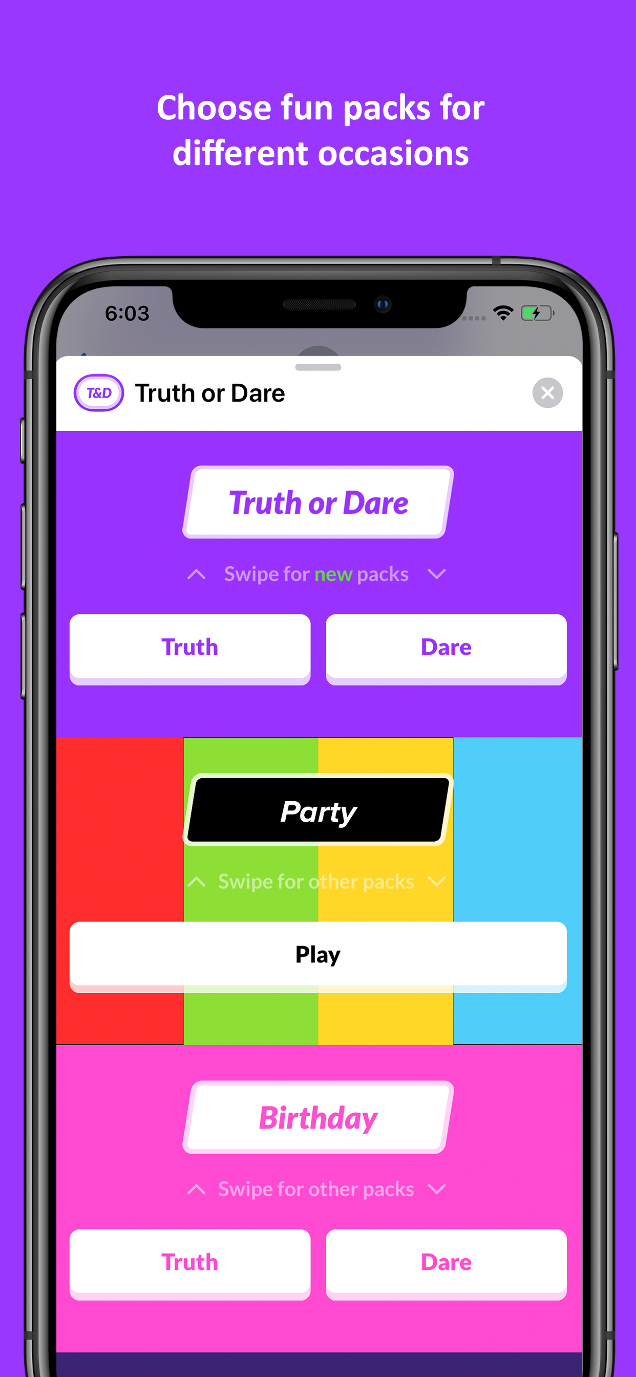 Truthy: Truth or Dare screenshot 3