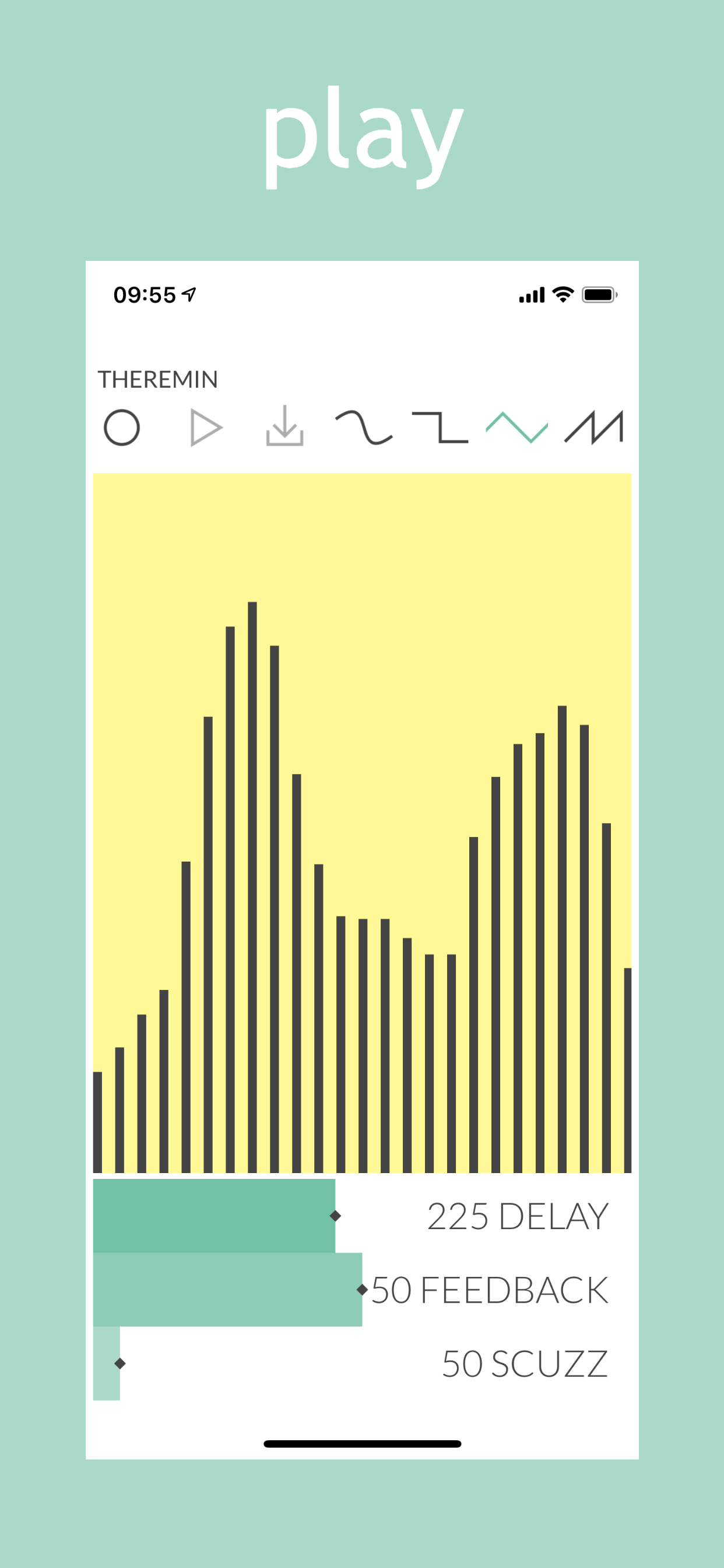 Theremin Synth - Record & Loop