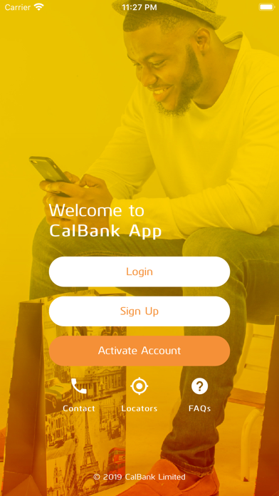 CalBank App Screenshot