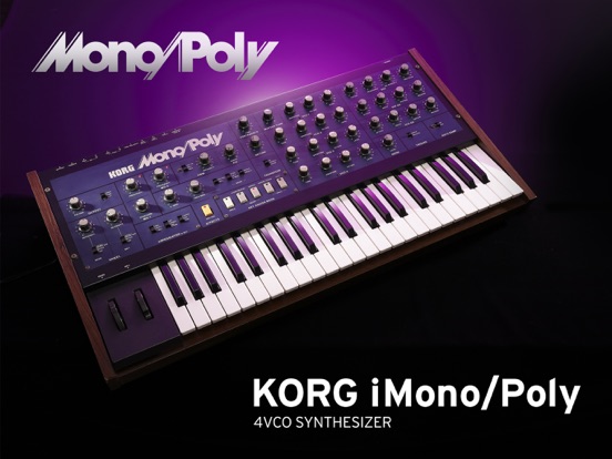 KORG iMono/Poly iPad app afbeelding 1