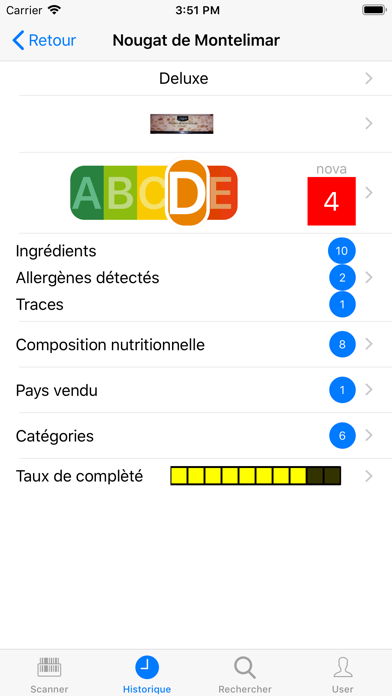 Screenshot #2 pour FoodViewer