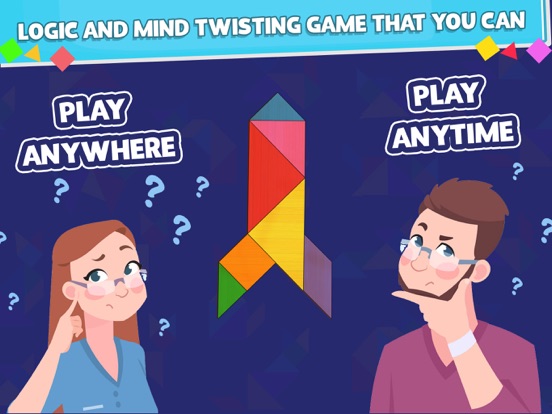 Tangrams Block Puzzles iPad screenshot