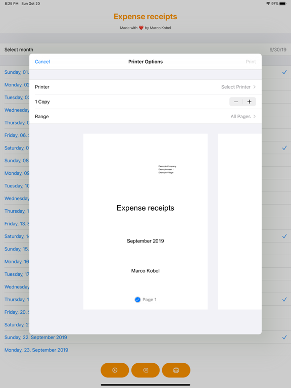 Screenshot #6 pour Justificatifs de frais
