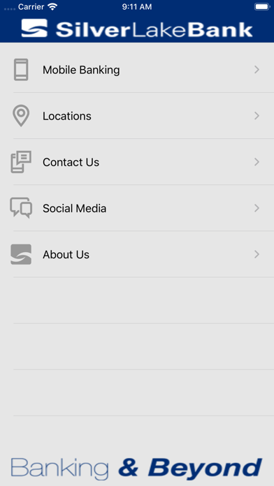 Silver Lake Bank Mobile Screenshot