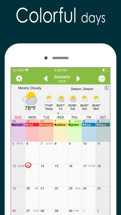 Awesome Calendar Lite screenshot-8