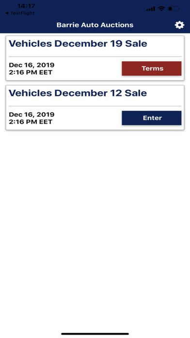 Barrie Auto Auction Live Screenshot