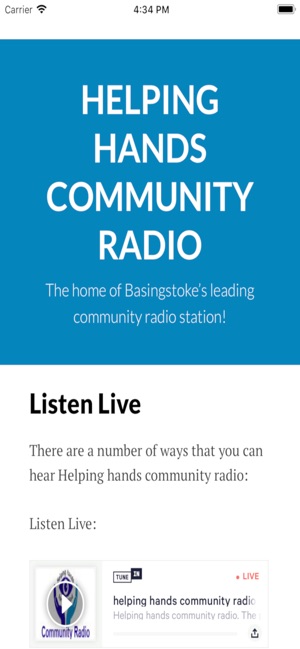 Helping Hands Community Radio(圖1)-速報App