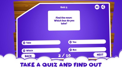 Learn Noun Quiz Games For Kids Screenshot