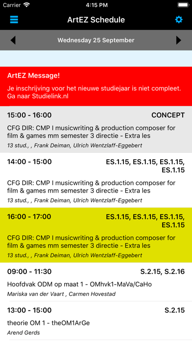 ArtEZ University of the Arts Screenshot