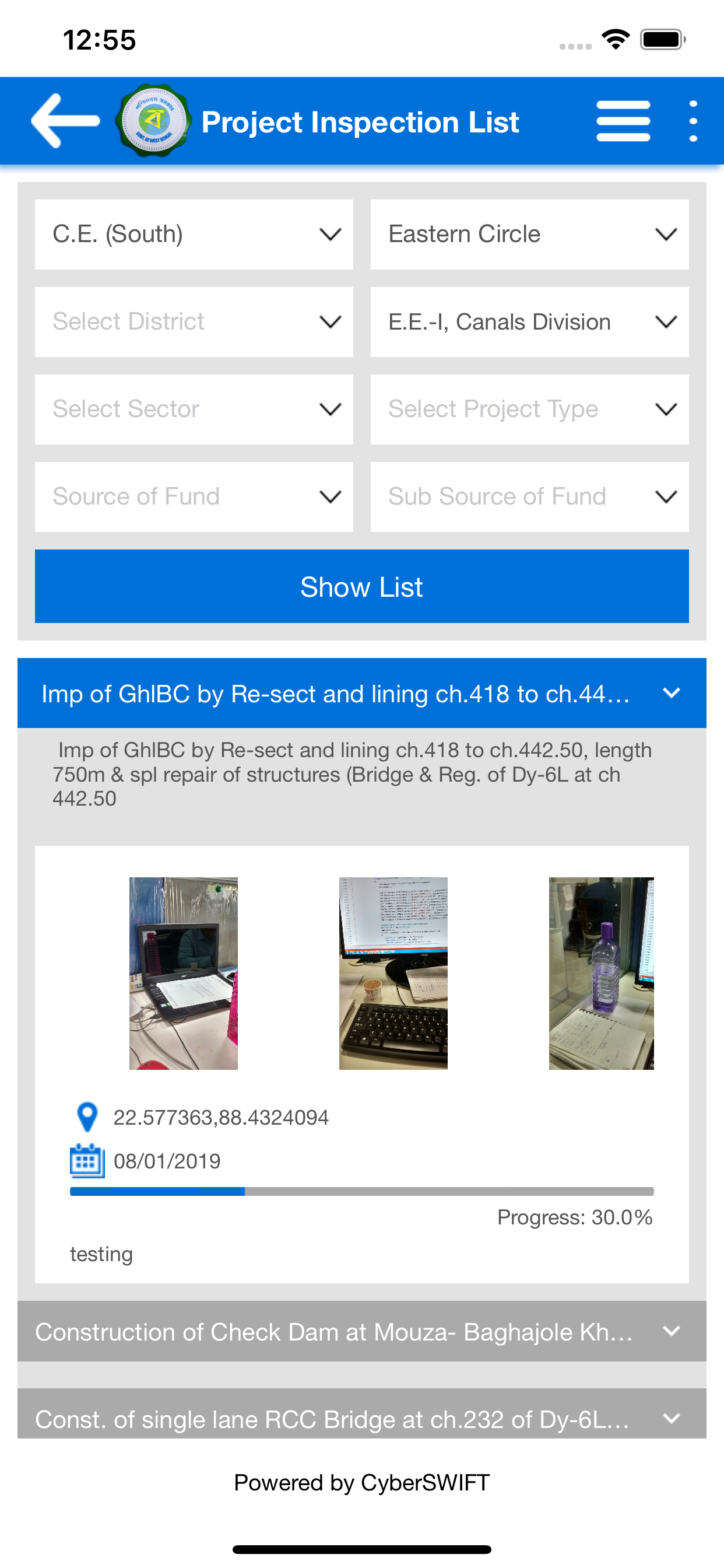 WB Irrigation Monitoring screenshot 5