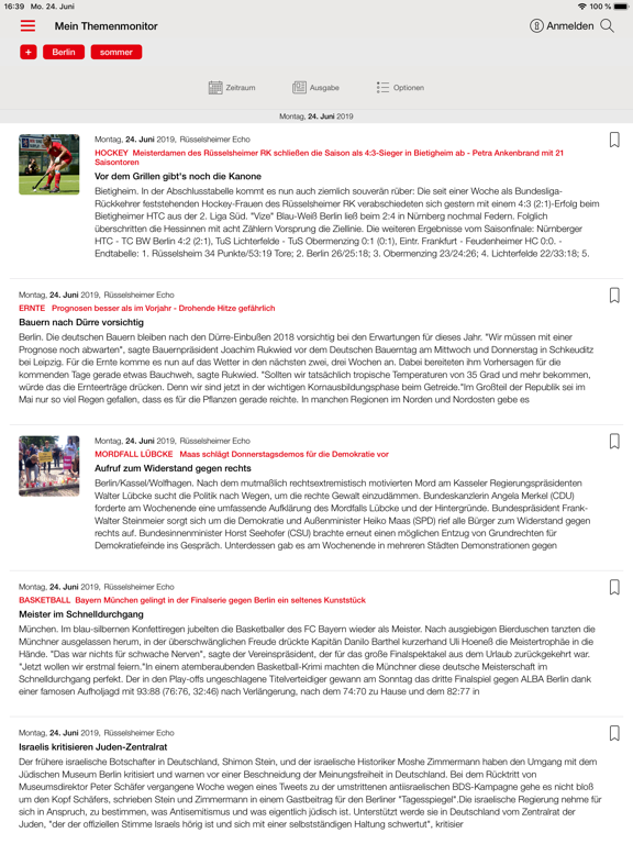 FNP ePaper iPad screenshot 5 - News app