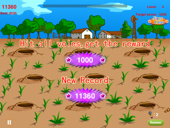 Screenshot #6 pour Hit Mouse - classic play