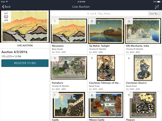 Screenshot #5 pour Floating World Auctions