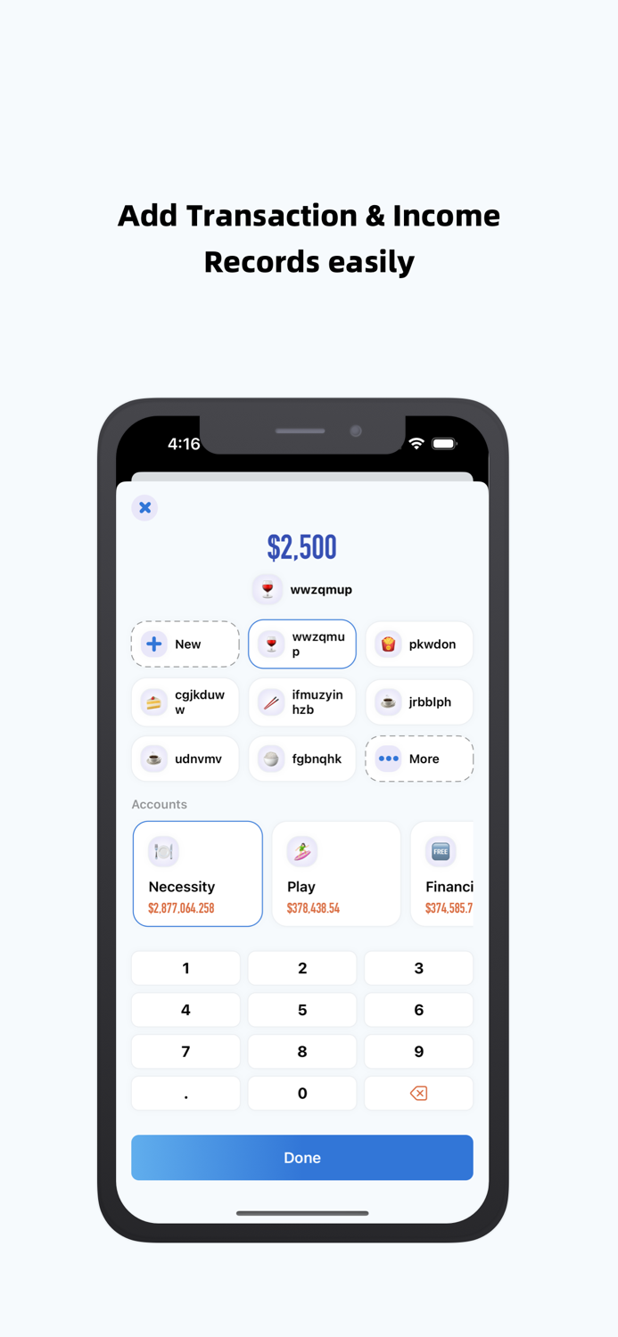 Split - Budget and Track Bills