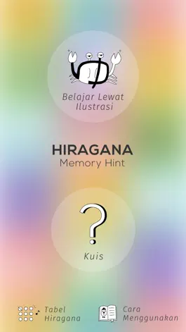 Game screenshot Hiragana Memory Hint [Idn] mod apk