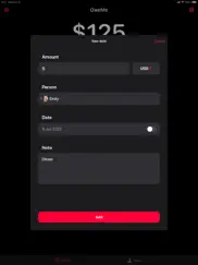 oweme - debt tracker ipad images 4