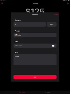 OweMe - Debt Tracker iPad image 4