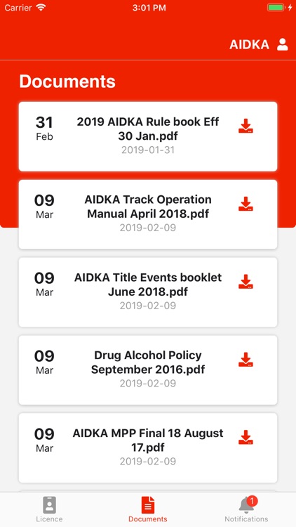 AIDKA Digital Licence