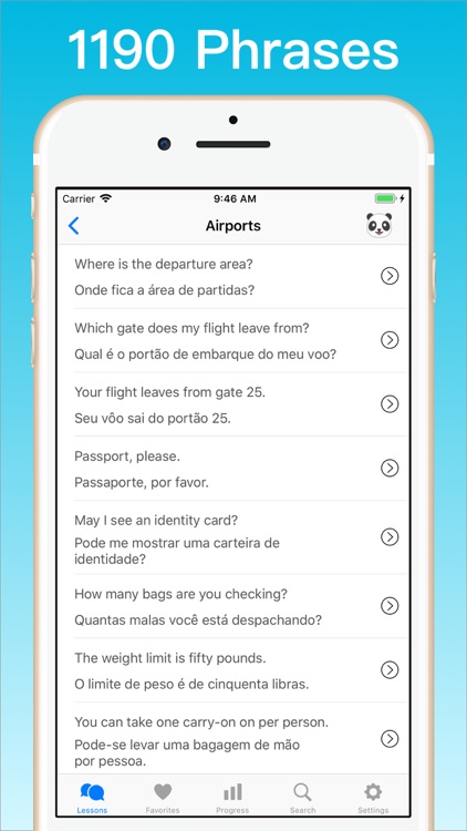 Learn Portuguese + screenshot-3
