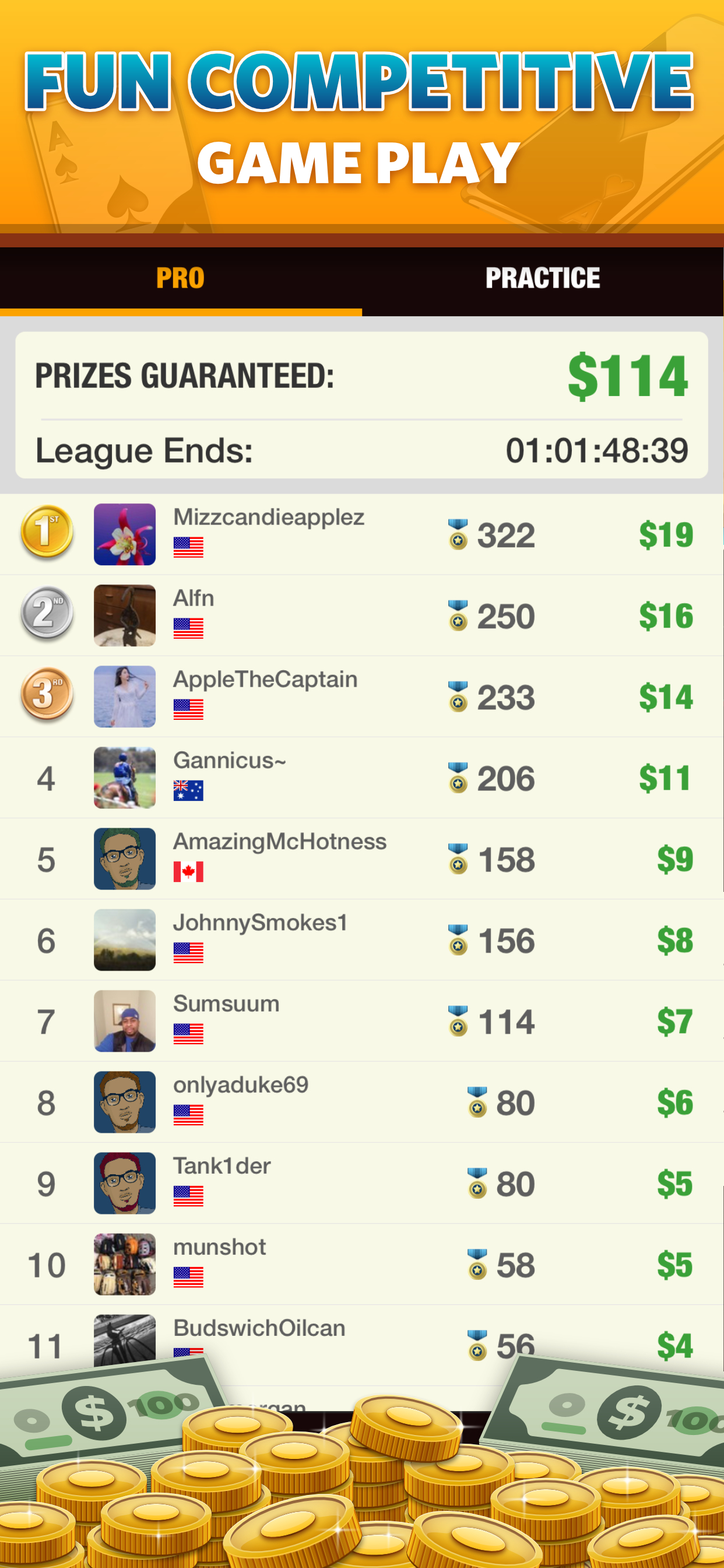 Gin Rummy Gold - Win Prizes! screenshot 4