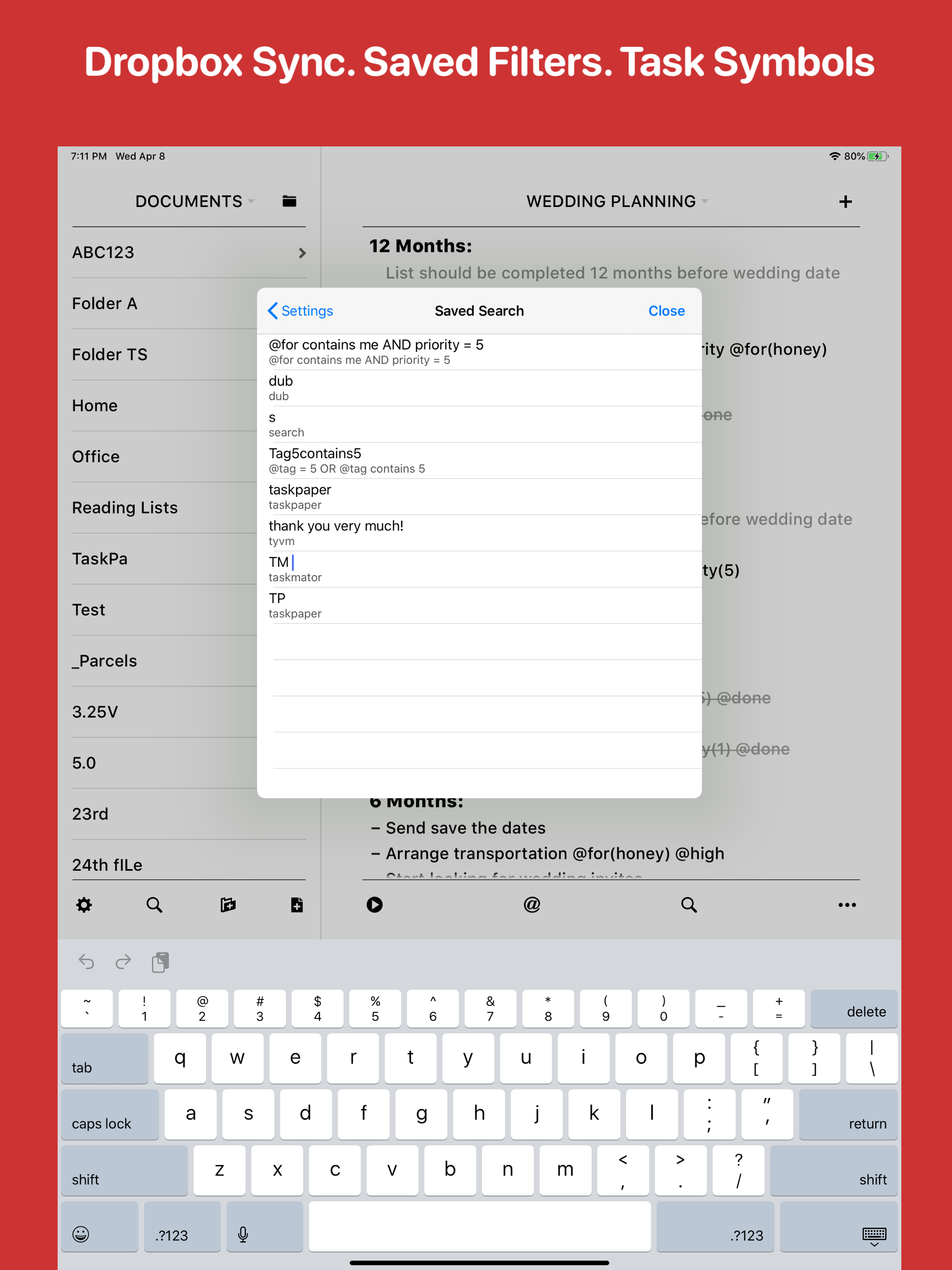 Taskmator - TaskPaper Client