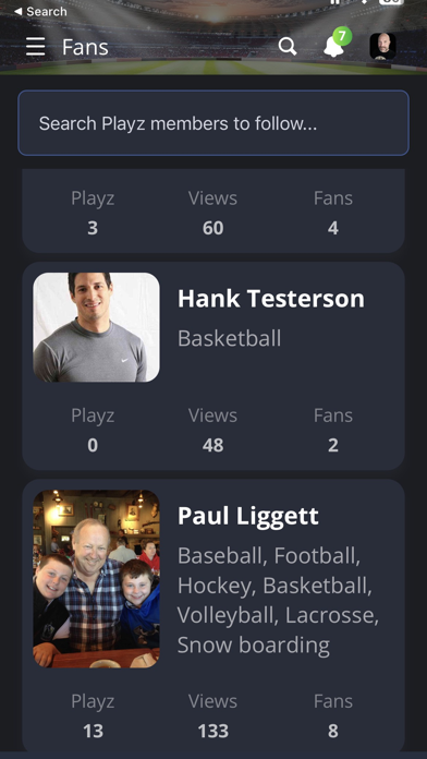 Playz Sports Screenshot