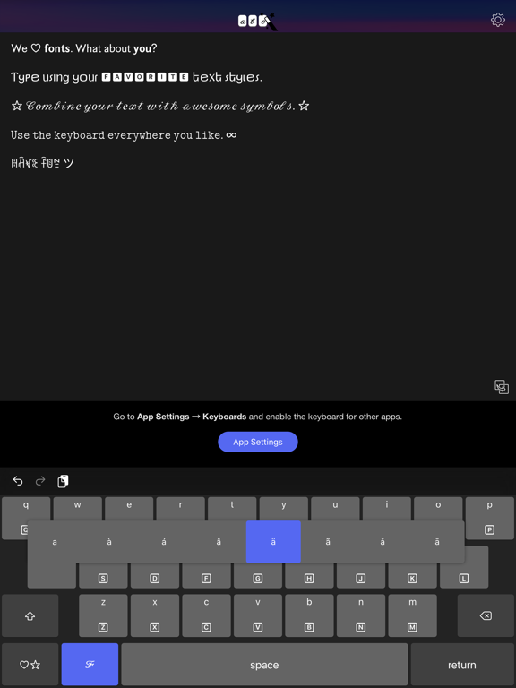 Screenshot #5 pour Text Designer Keyboard