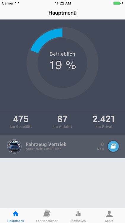 Fleetize ROUTES Fahrtenbuch