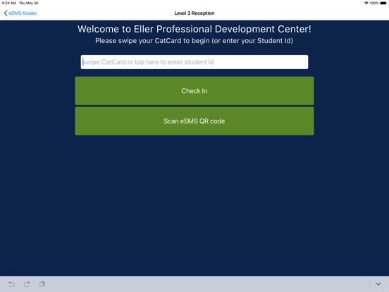 eSMS Kiosk app screenshot