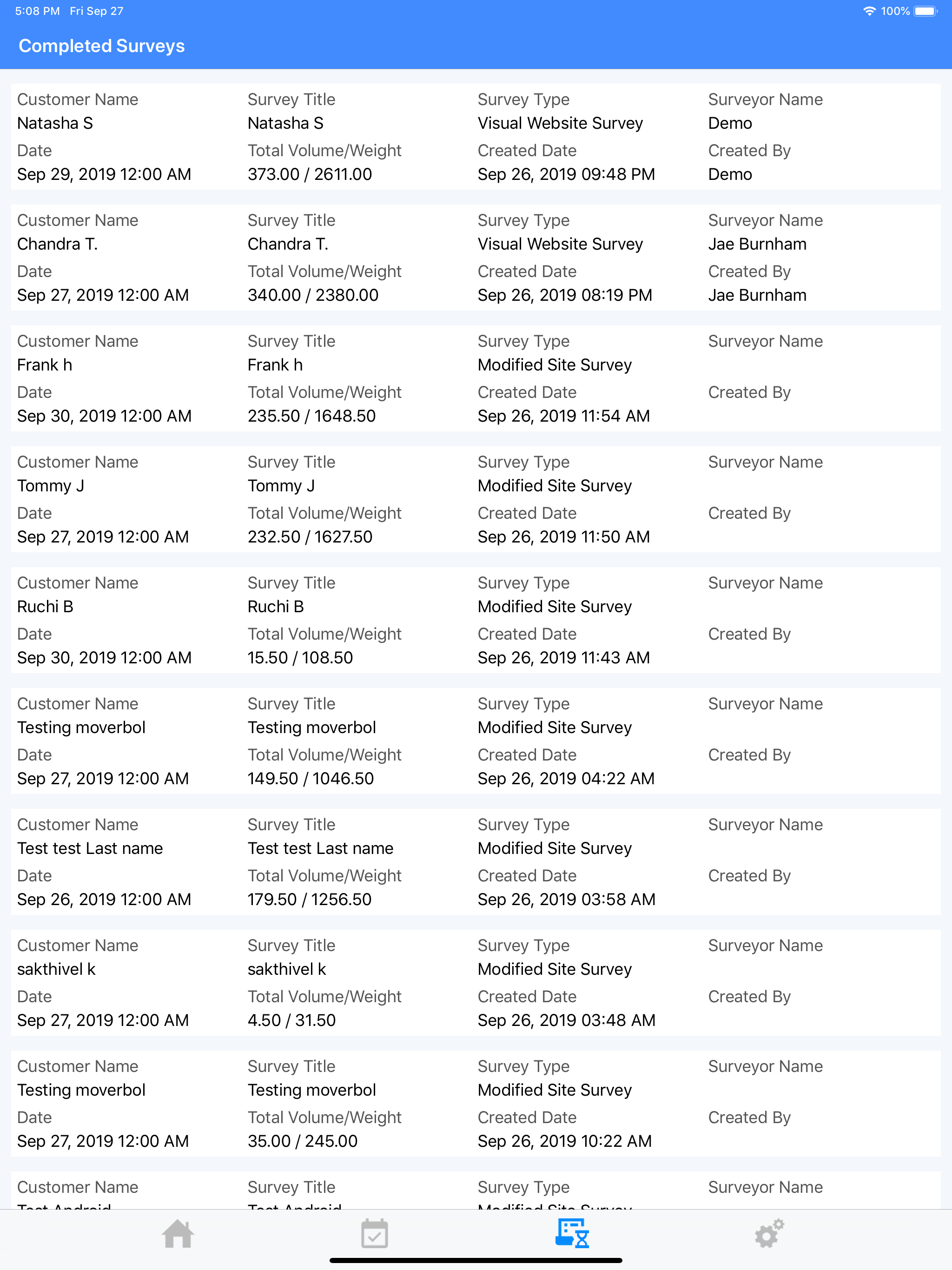 Mover Survey screenshot 8