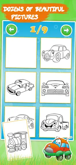 Game screenshot Best coloring book: Cars apk